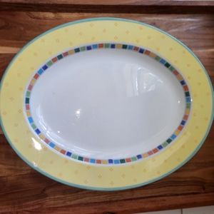 Two Villeroy & Boch Twist Alea Limone Platters